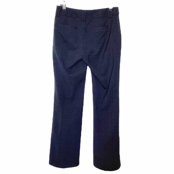 𝅺BANANA REPUBLIC PETITE WOOL BLEND NAVY JACKSON FIT STRAIGHT LEG  TROUSER PANTS - Picture 2 of 9